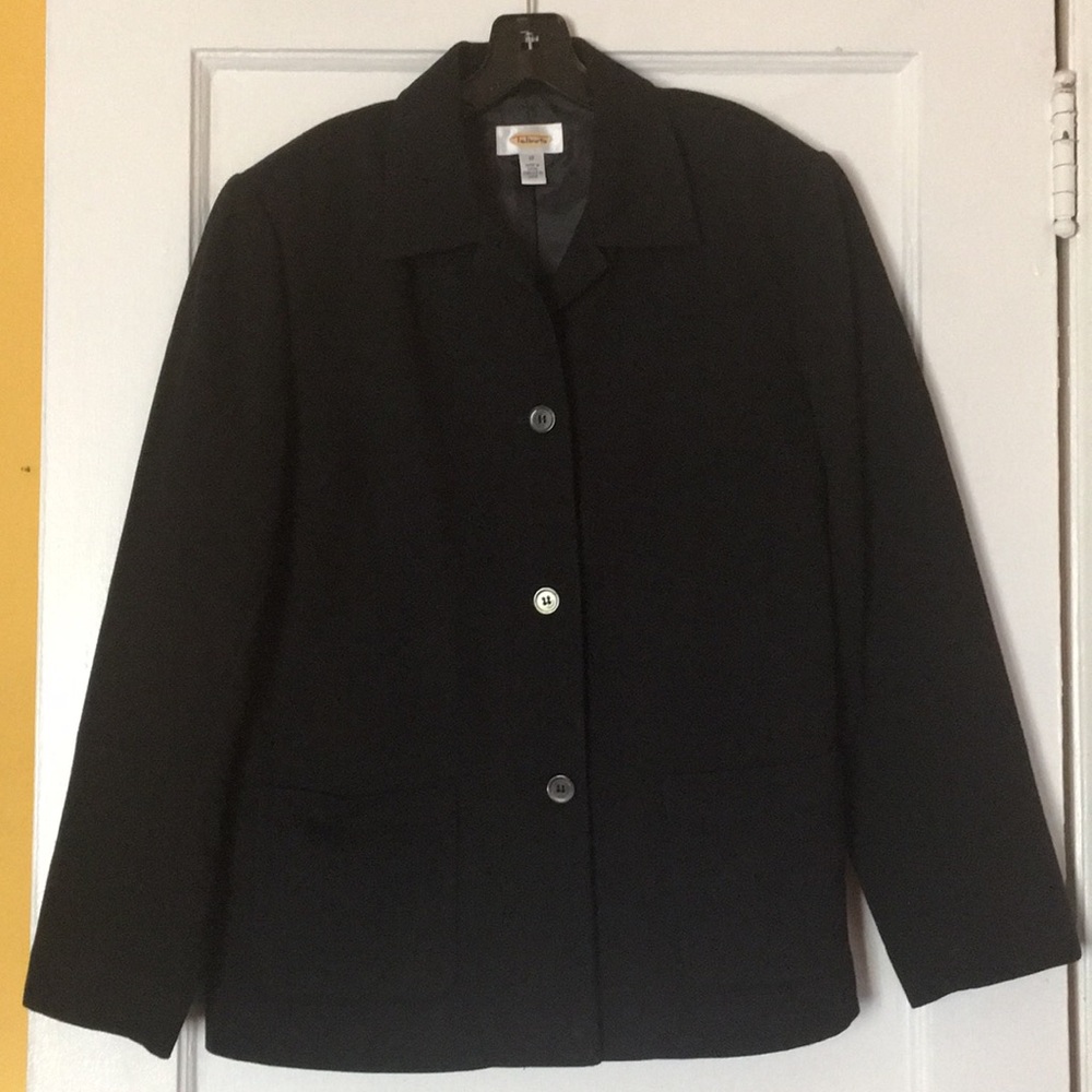 Talbots cotton blazer